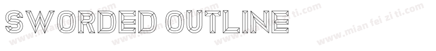 Sworded Outline字体转换
